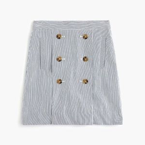 J. Crew Button-front mini skirt